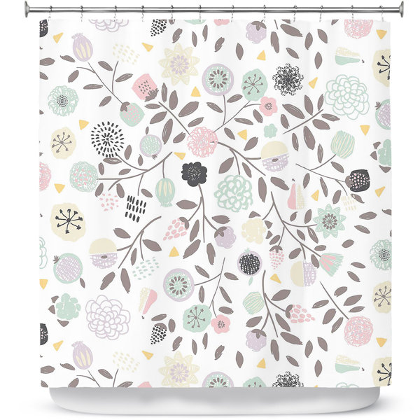 Ivy Bronx Haney Scandinavian Single Shower Curtain & Reviews Wayfair